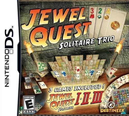 Jewel Quest Solitaire Trio (Europe) Game Cover
